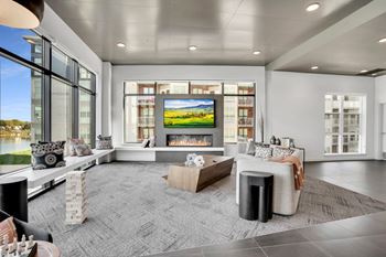 Harbor sky apartments in portland, oregon sky lounge